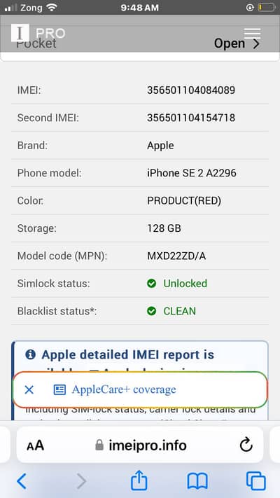 Apple iPhone SE