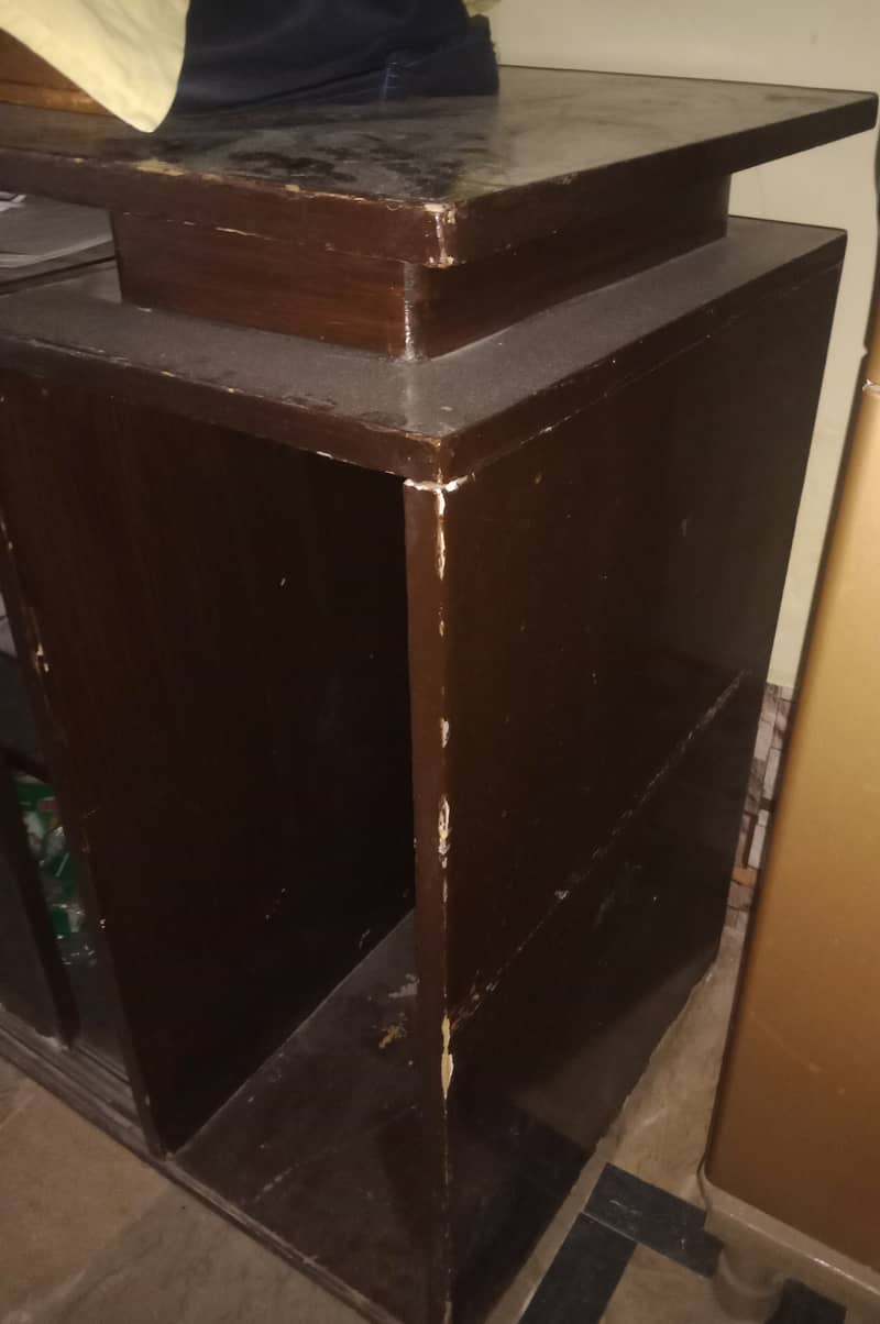 Large Wooden Office Table with Storage | Computer/Study Table 1