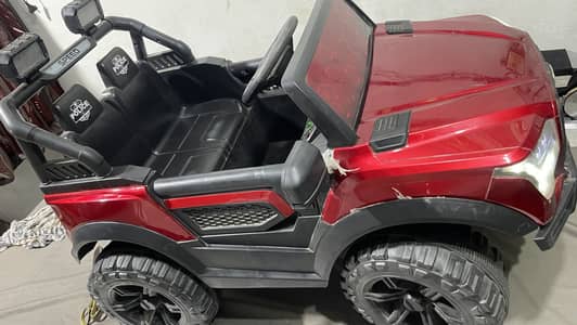 Kids Battery Operated Jeep / Electric Car – Red | Good Condition