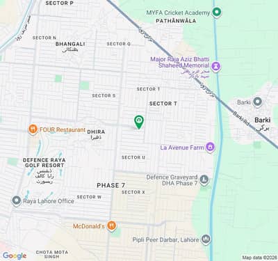DHA Phase 7 U Block 1 Kanal Residential Plot For Sale