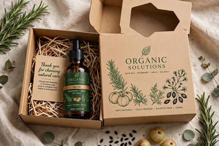 Organic Solutions - Rosemary • Amla • Kalonji Hair Oil