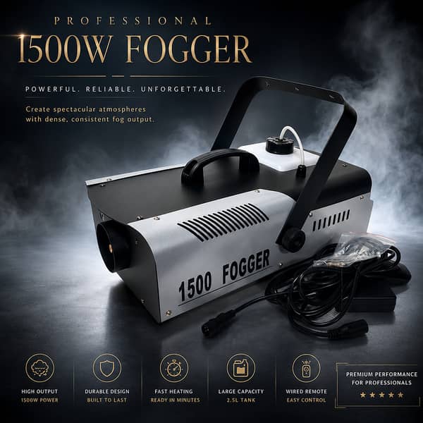 1500W FOGGER MACHINE BY (RTS)