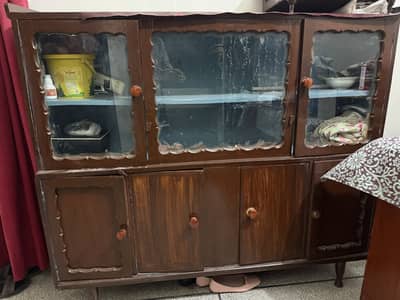 Pure wooden showcase