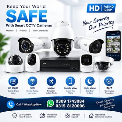 Cctv Smart Wifi Camera / CCTV 1080P Full HD Security Camera / Cctv