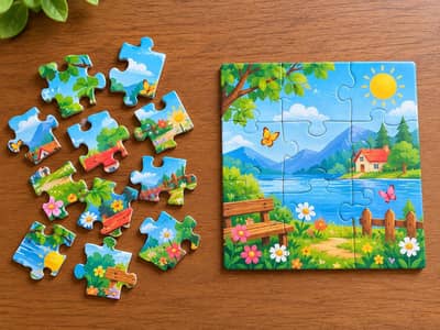 Colorful Mini Puzzle for Kids