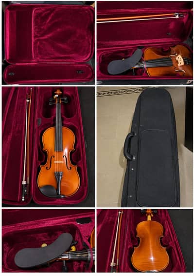 violin set for sale complete with case
