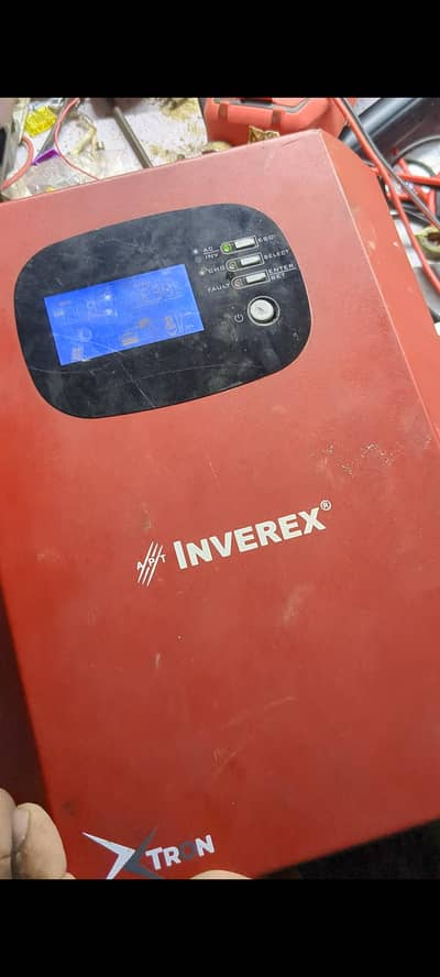 Inverex 1.5KVA 24V Solar Inverter – Red Color – Used