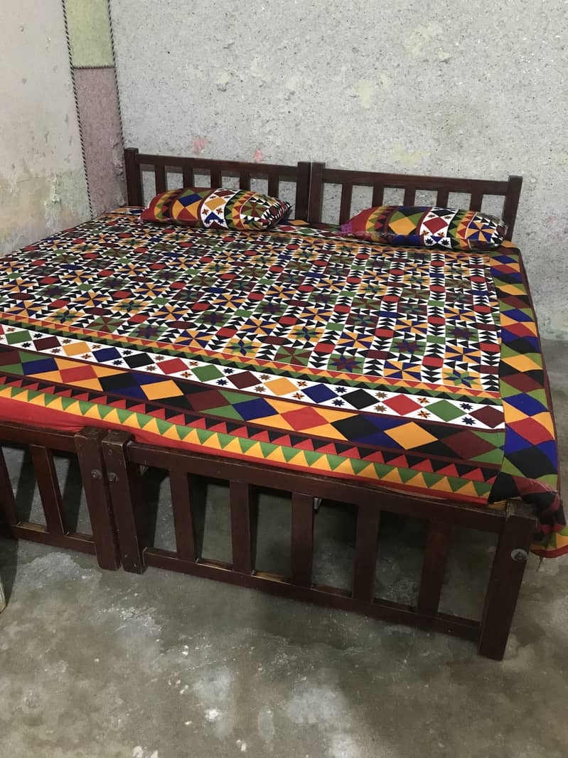 Double bed+matress 2