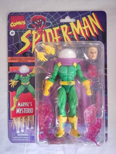 Hasbro Marvel Legends Retro Mysterio Walmart Exclusive Action Figure