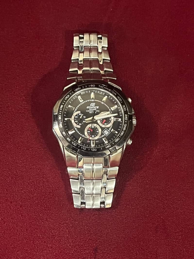 EDIFICES CASIO CHRONOGRAPH WR100M 0
