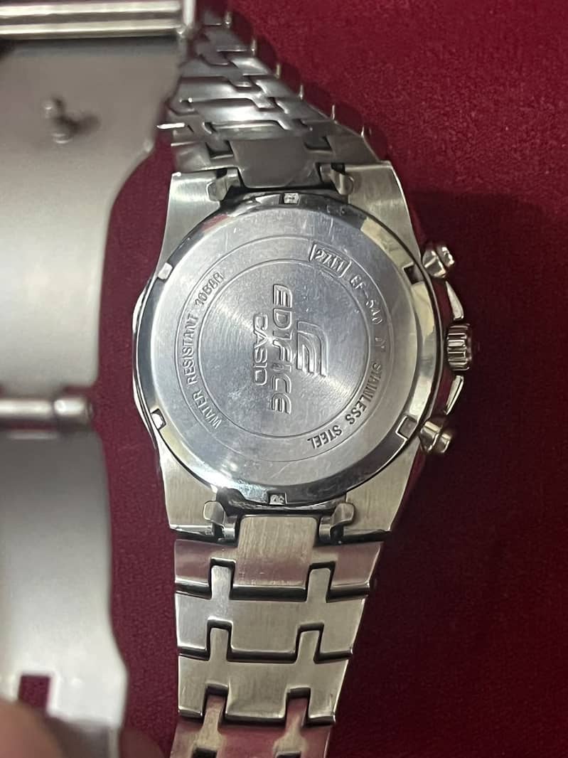 EDIFICES CASIO CHRONOGRAPH WR100M 2