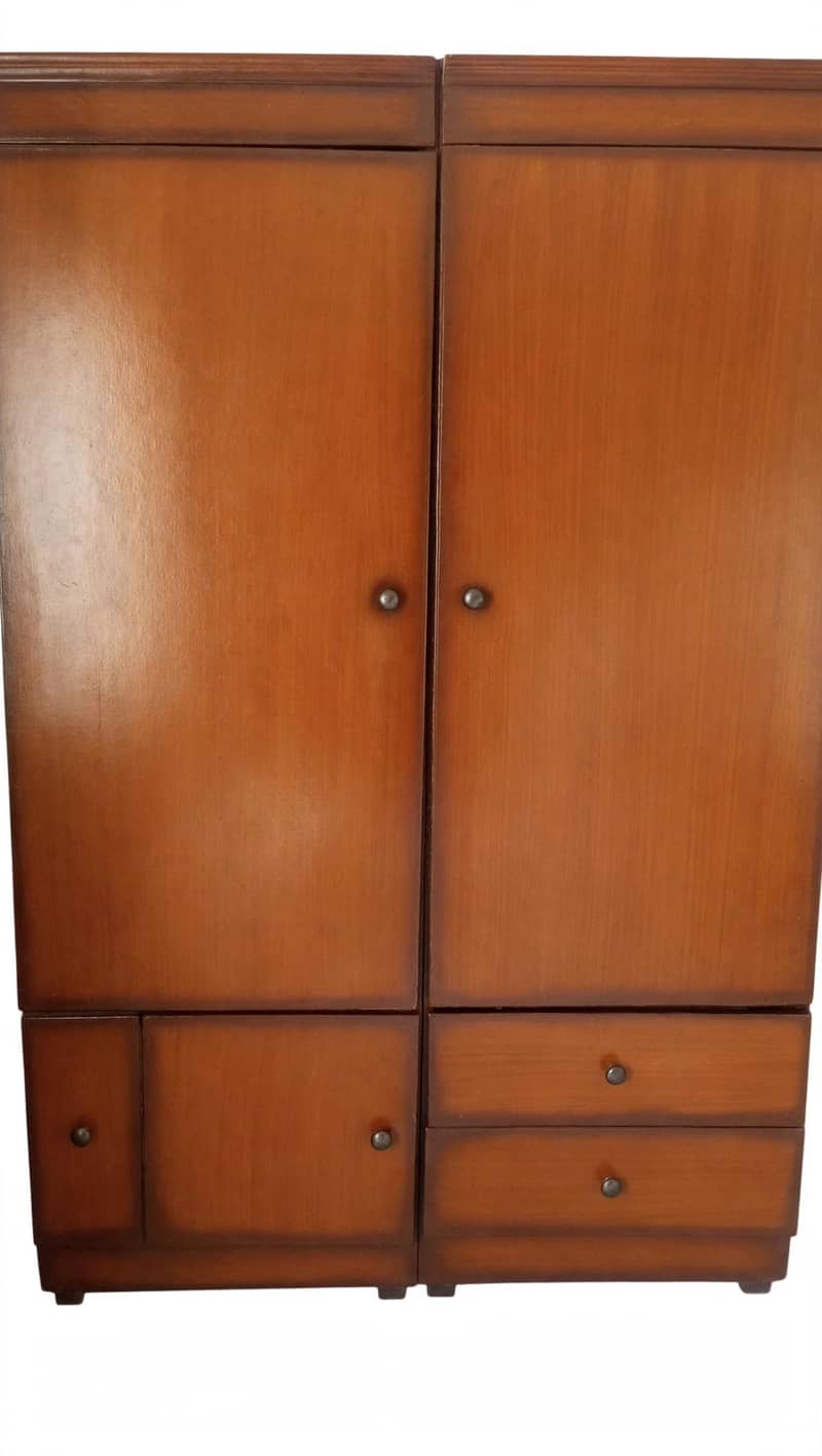 showcase+almari full size solid sheesham 1
