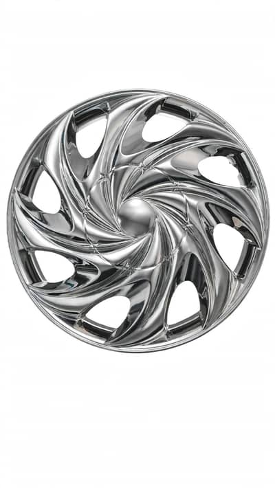 14 Inch Chrome Wheel Cover Set - Toofani Design