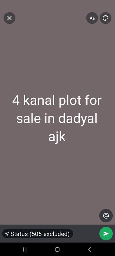 4 kanal plot for sale in dadyal ajk
