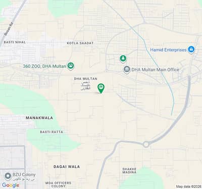 1 Kanal Park-Facing Plot Available for Sale in Sector D-3, DHA Multan Phase 1