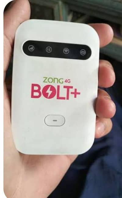 zong bolt plus device h unlock h new device h sirf battery ni h