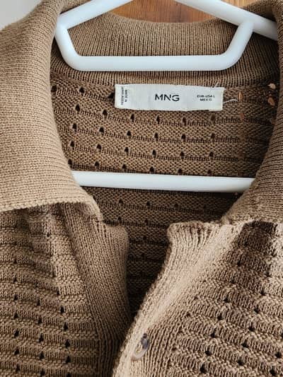 Original Mango Knitted Shirt