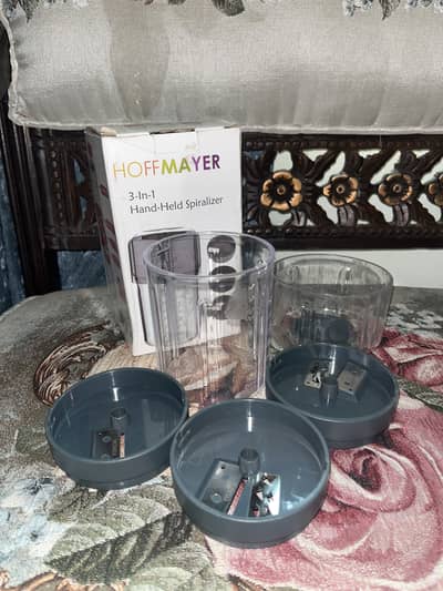 Hoffmayer 3-in-1 Hand-Held Spiralizer