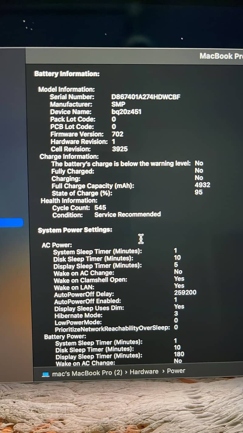 Macbook Pro 2017 15” 3