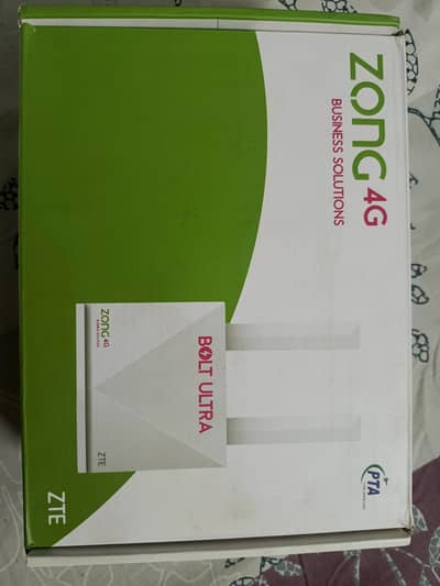 Zong 4G Bolt ultra router box