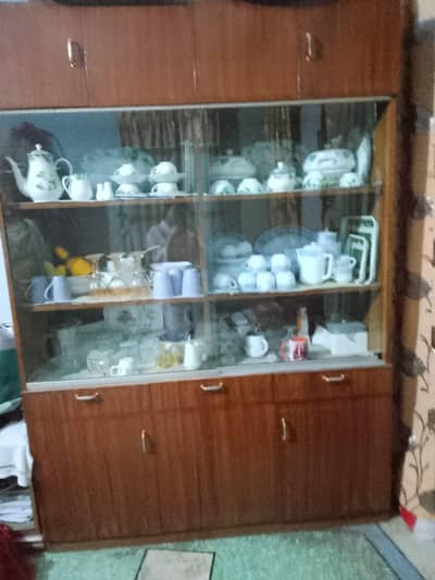 Wooden utensils showcase
