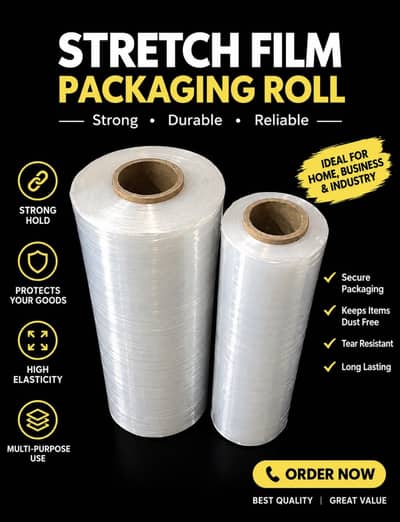 STRETCH FILM PACKAGING ROLL