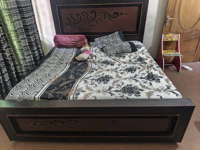DOUBLE bed Set with Side tables