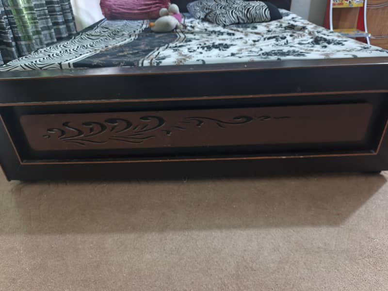 DOUBLE bed Set with Side tables 1