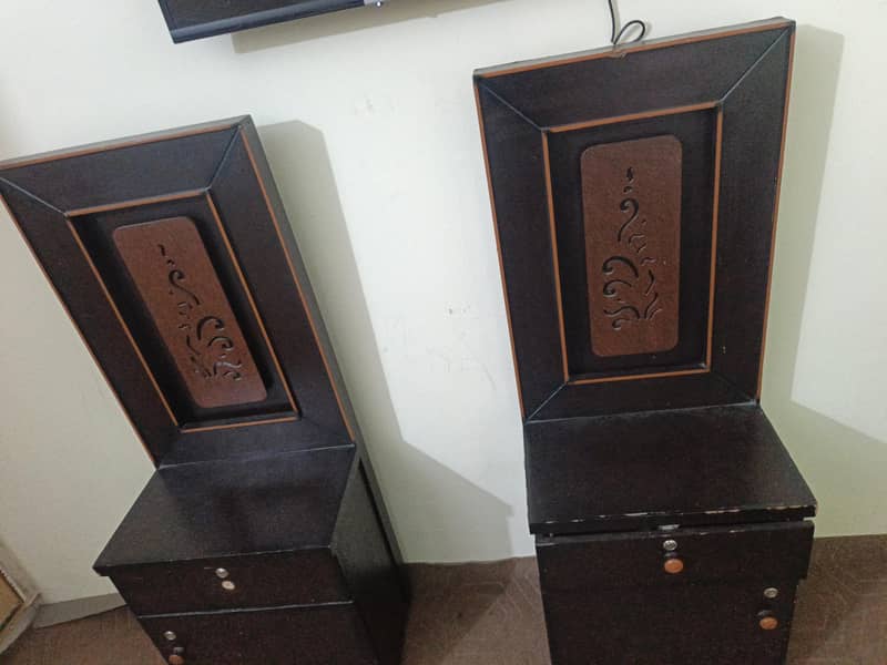 DOUBLE bed Set with Side tables 5