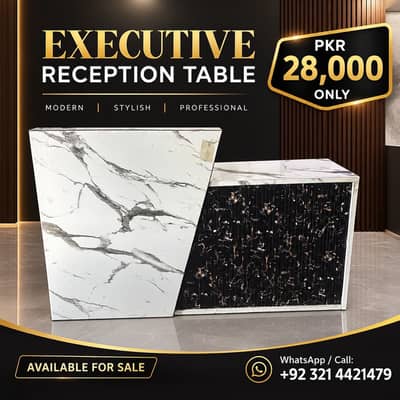 Executive Reception Table – Office Reception Desk