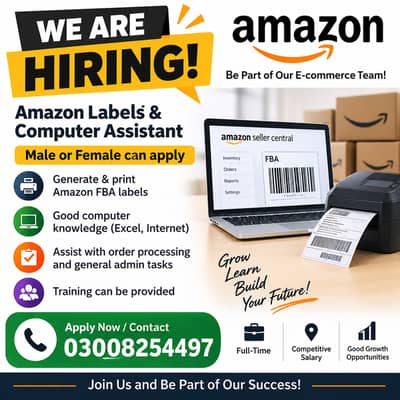 We are looking for a male or female candidate to join our team