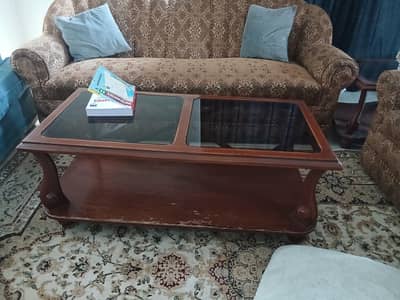 one centre table and 2 side tables for sale