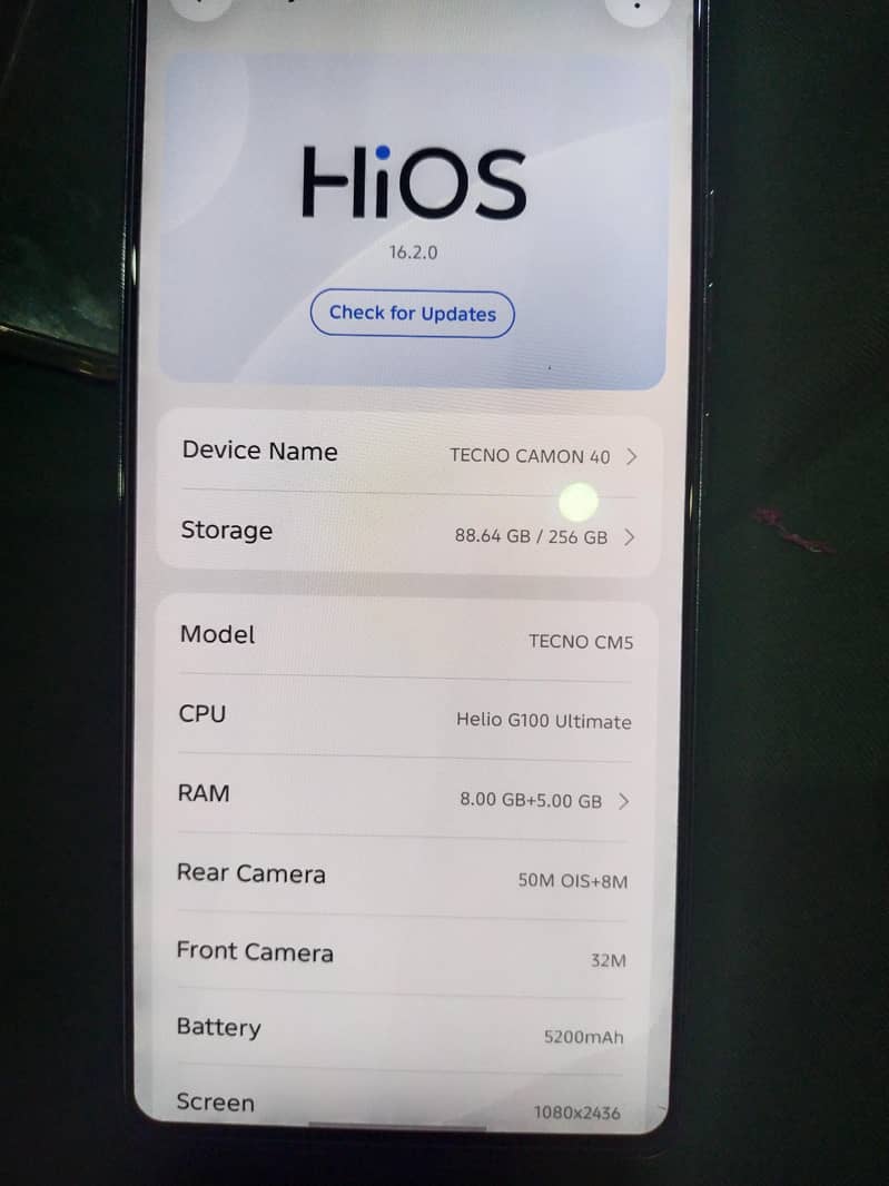 Tecno CAMON 40 7