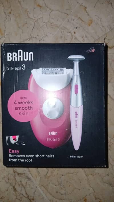 Braun hair removal machine