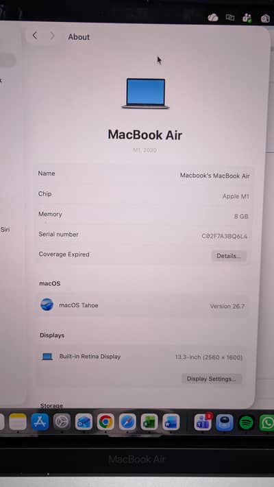 MacBook Air M1 2020