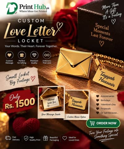 Custom Love Letter Locket