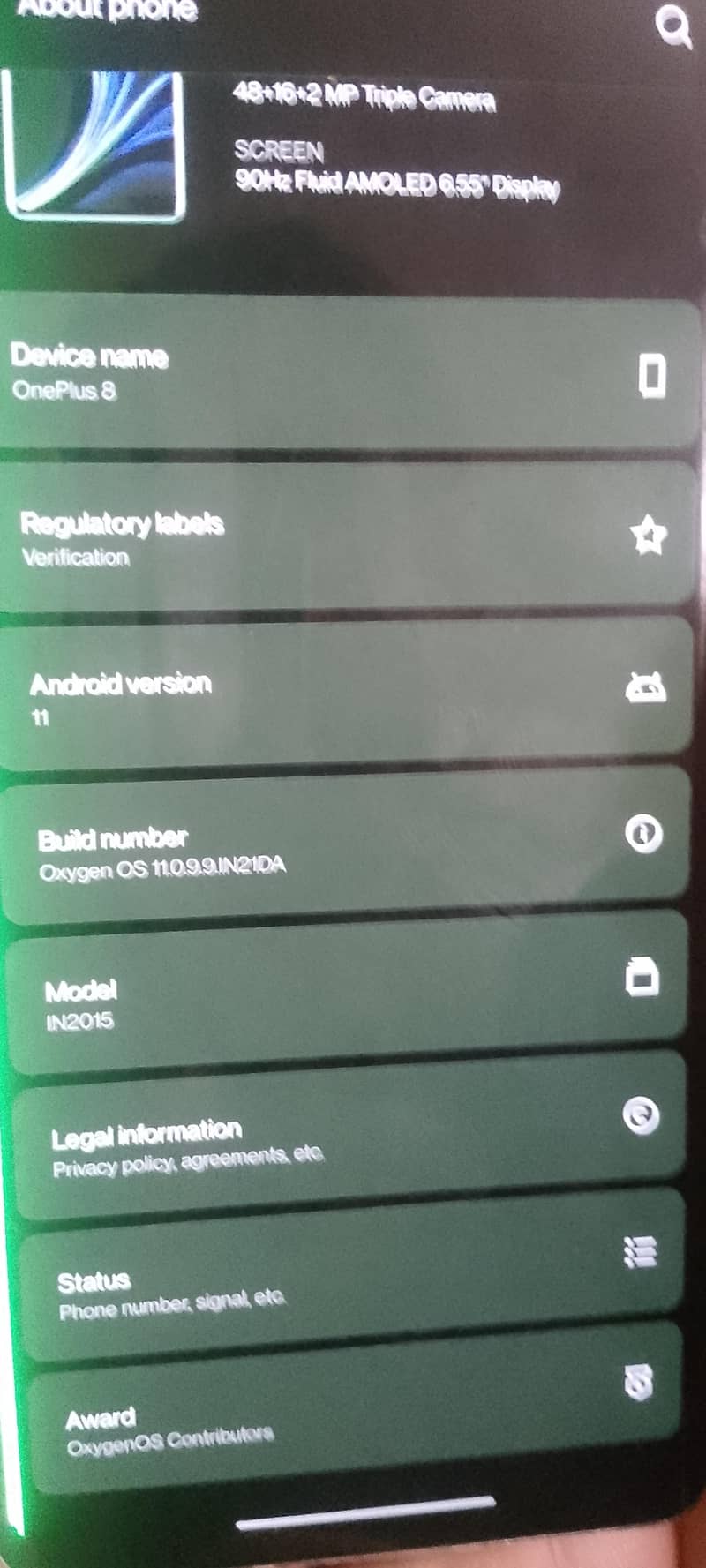 One Plus 8 8