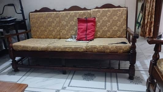 1 three seater and 2 one seater sofa