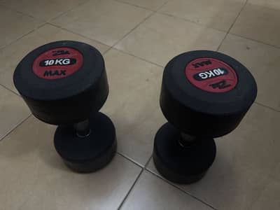 Pair of 10 KG Dumbbells – 20 KG Total