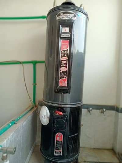 Diamond Geyser (Electric + Gas), 55 Gallons, Heavy Duty 10 Guage