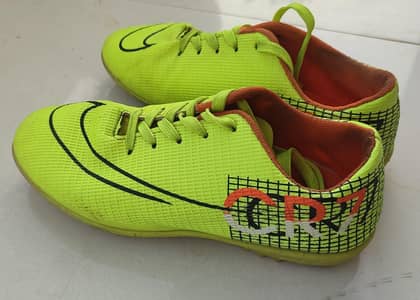Nike Mercurial CR7 Futsal - Volt - size 41 (40 fit) - almost new