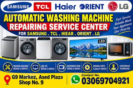 We provide LED ,Microwave oven ,washing machin  ,UPs ,