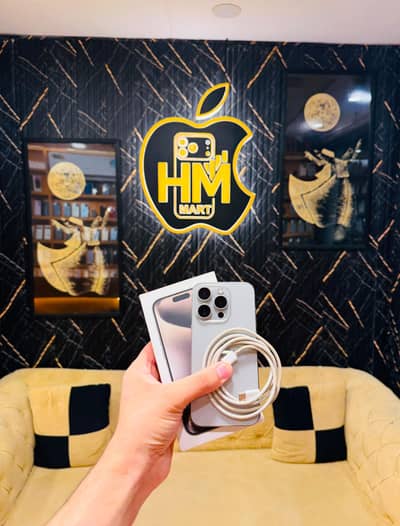 iPhone 15 Pro 128GB PTA Complete Box 89 Health Waterpack