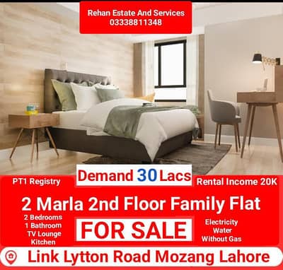 2 Marla Family Flat Available For Sale At Link Lytton Road Mozang