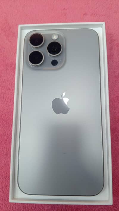 Apple iPhone 15 Pro Max Non PTA Complete box like brand new
