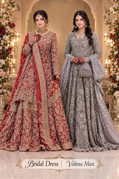Bridal Dress | Valima Maxi | Bridal Maxi | Barat & Walima Bridal Dress