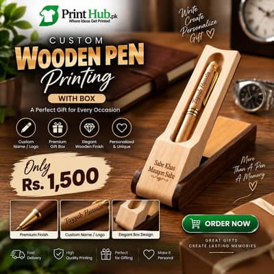 Custom Wooden Pen with Box