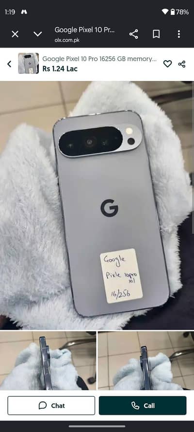 Google Pixel 10 Pro 16256 GB memory PTA approved 03358467099