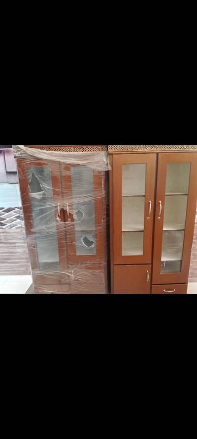 wooden crockery unit