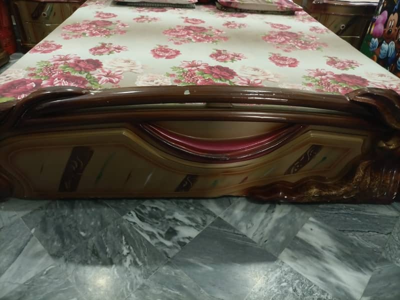 without mattress double bed with dressing table 5